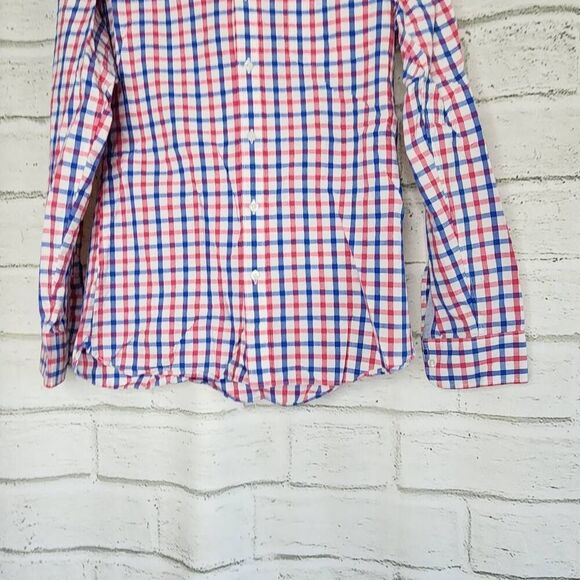 Bonobos Mens Plaid Long Sleeve Slim Fit Button Down Shirt Medium Cotton - Picture 4 of 9